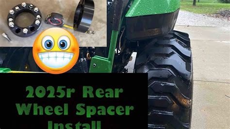 john deere skid steer wheel spacers|john deere 2025r wheel spacer.